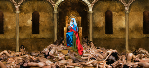 Enthroned Madonna, by Marvin Bartley